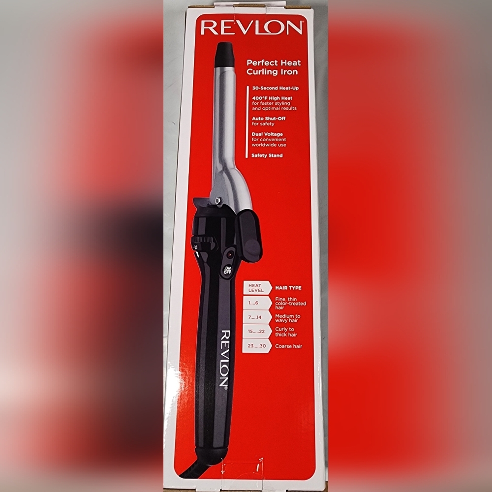 Revlon Perfect Heat Triple Ceramic Curling Iron | for Silky Smooth Tight Curls